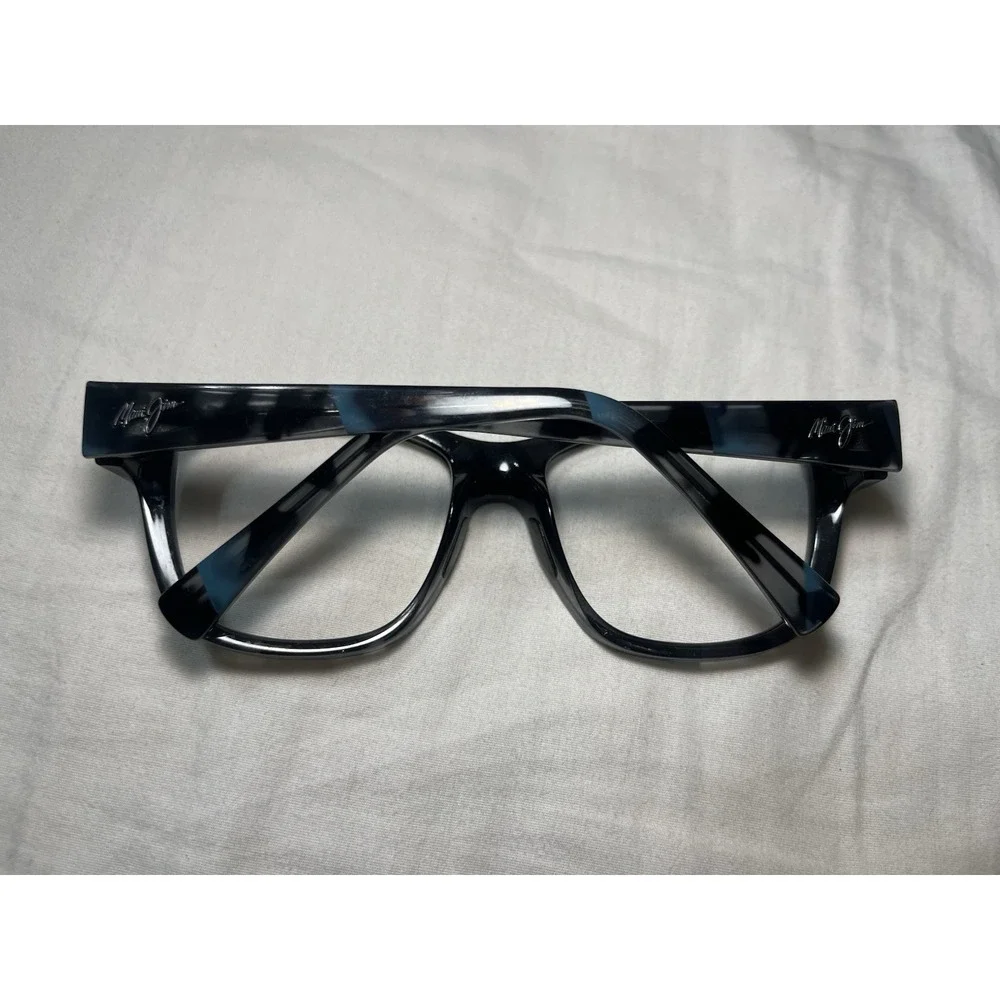 Maui Jim Hanapaa MJ 538-03J Sunglasses Blue Gray Frames 53-18-133